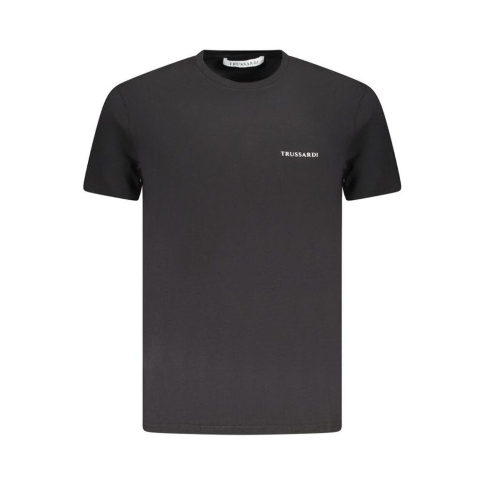 Trussardi Black Cotton Men Men's T-Shirt